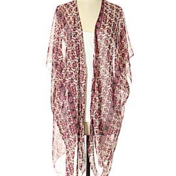 Brandy Melville Tops - Brandy Melville Floral Boho Kimono OS